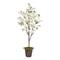 6ft. Cherry Blossom Tree in Decorative Metal Pail with Rope